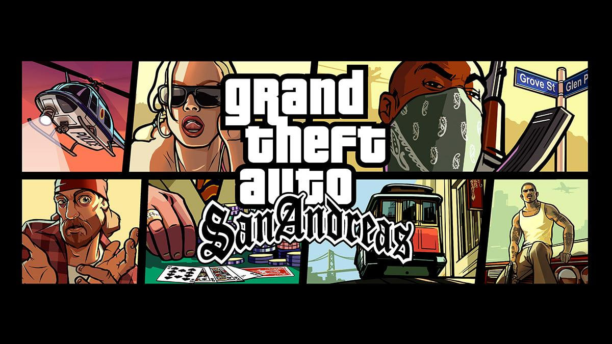 Grand Theft Auto San Andreas game cover